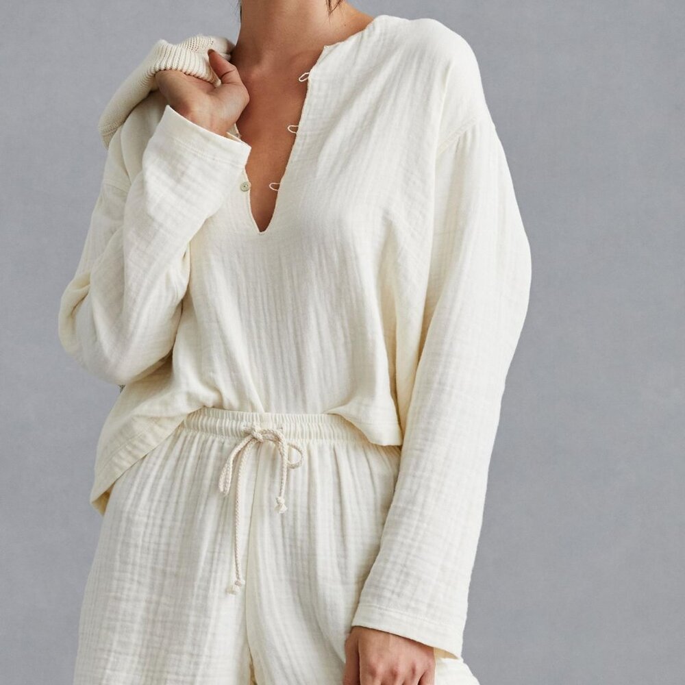 Donni Bubble Tunic in Cream